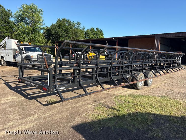 image for item ET2078 Industrias America 20X4 hay bale trailer