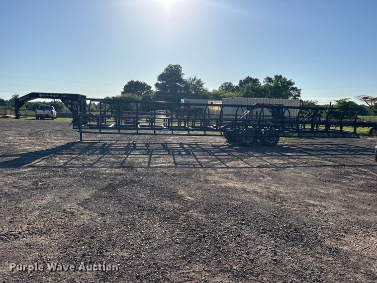 image for item ET2078 Industrias America 20X4 hay bale trailer