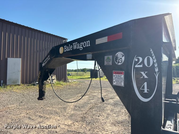image for item ET2078 Industrias America 20X4 hay bale trailer
