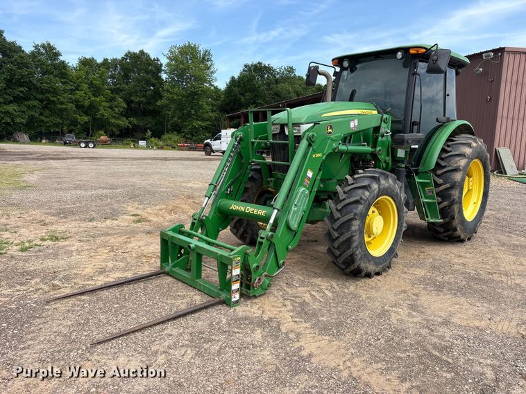 image for item ET2093 2014 John Deere 6115D MFWD tractor