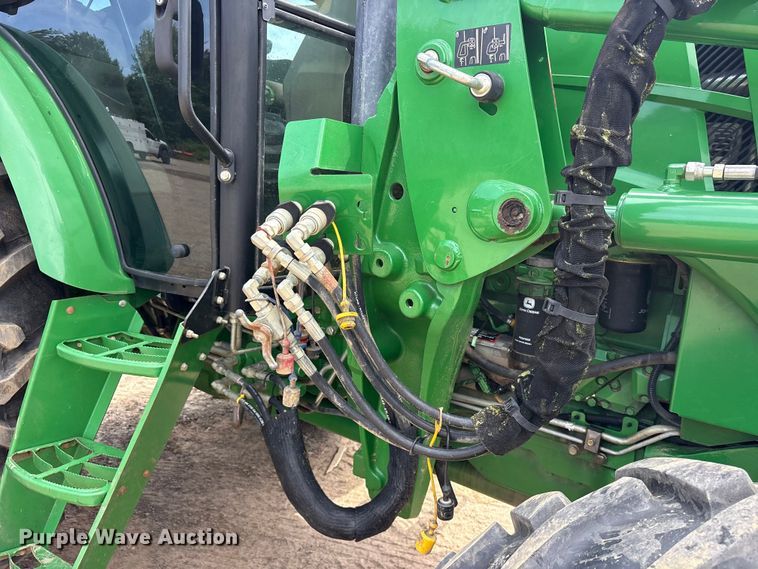 image for item ET2093 2014 John Deere 6115D MFWD tractor