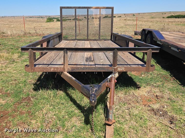 image for item EW0126 Shop built utility trailer