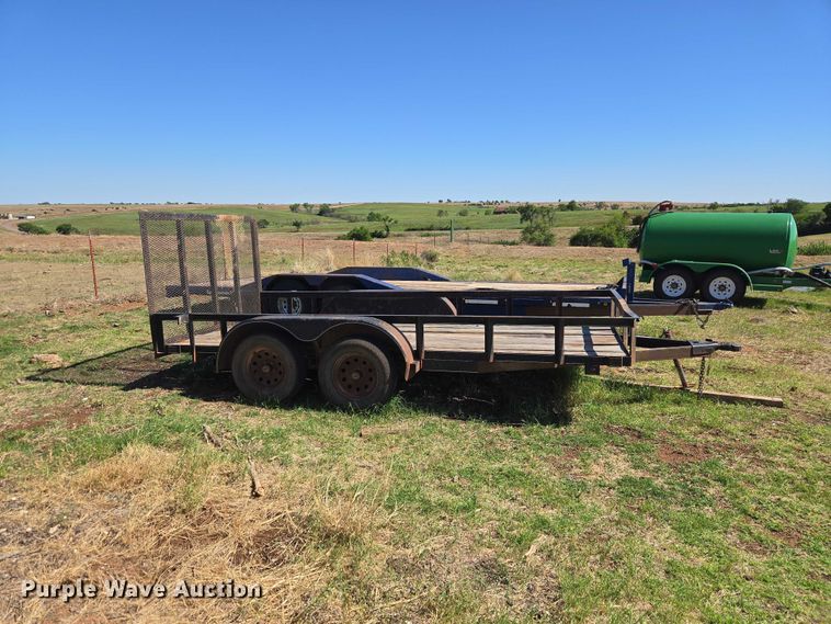 image for item EW0126 Shop built utility trailer