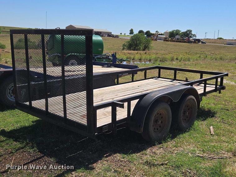 image for item EW0126 Shop built utility trailer
