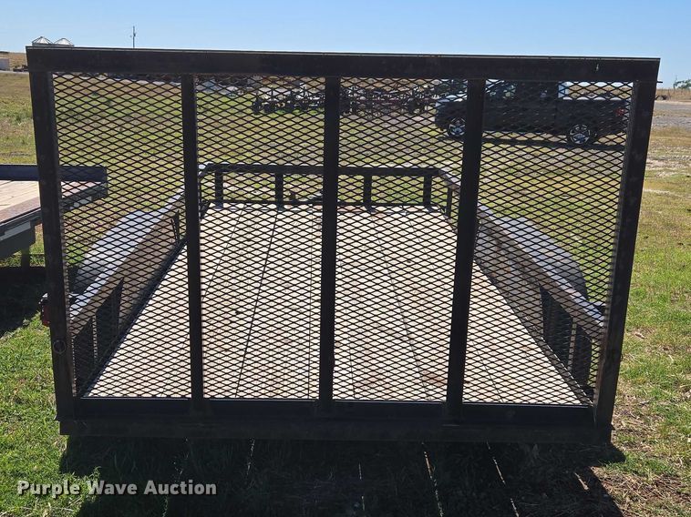 image for item EW0126 Shop built utility trailer