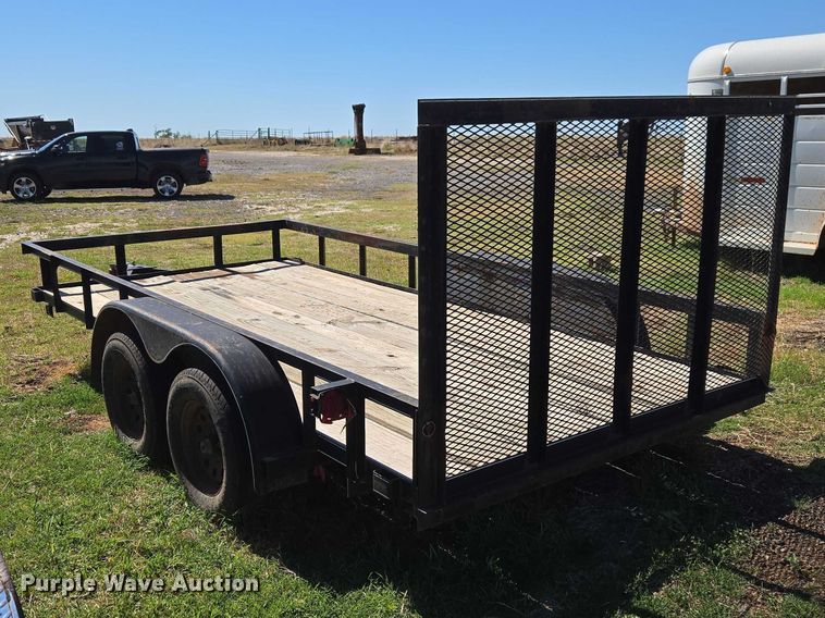 image for item EW0126 Shop built utility trailer