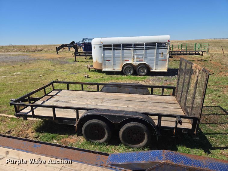 image for item EW0126 Shop built utility trailer