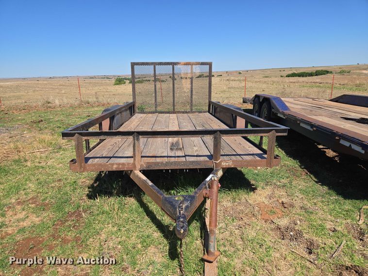 image for item EW0126 Shop built utility trailer
