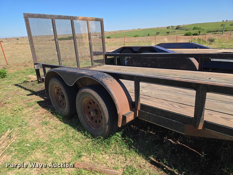 image for item EW0126 Shop built utility trailer