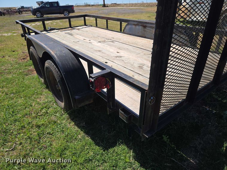 image for item EW0126 Shop built utility trailer