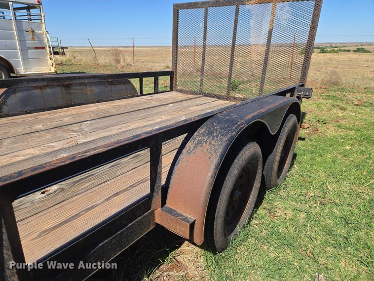 image for item EW0126 Shop built utility trailer