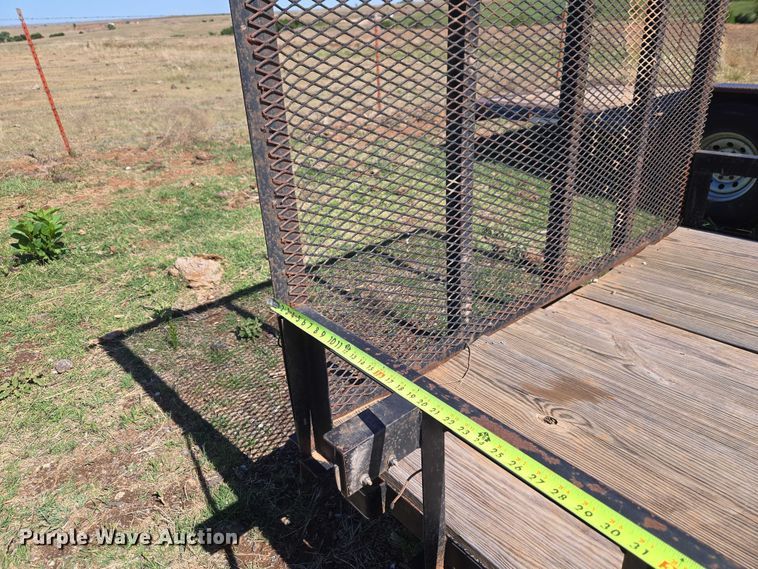 image for item EW0126 Shop built utility trailer