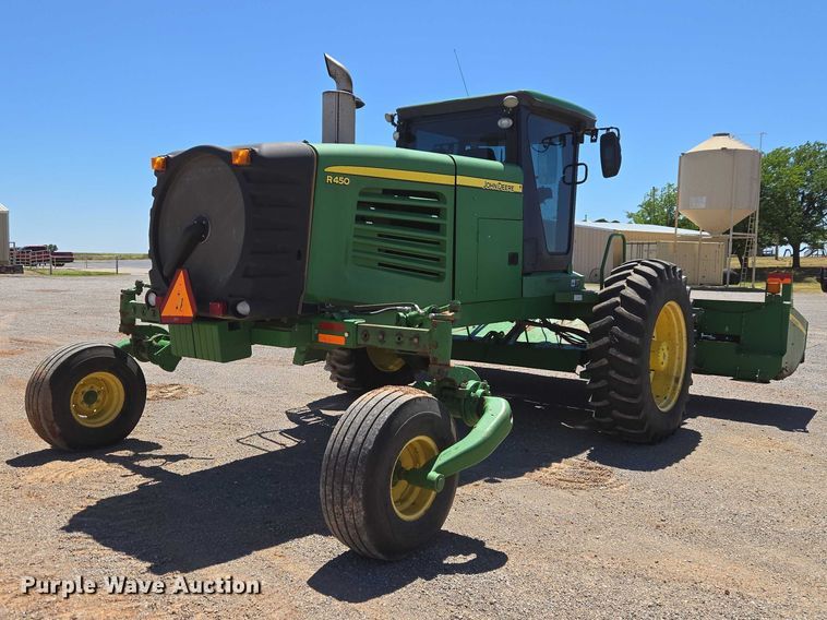 image for item EW0137 2012 John Deere R450 swather / windrower