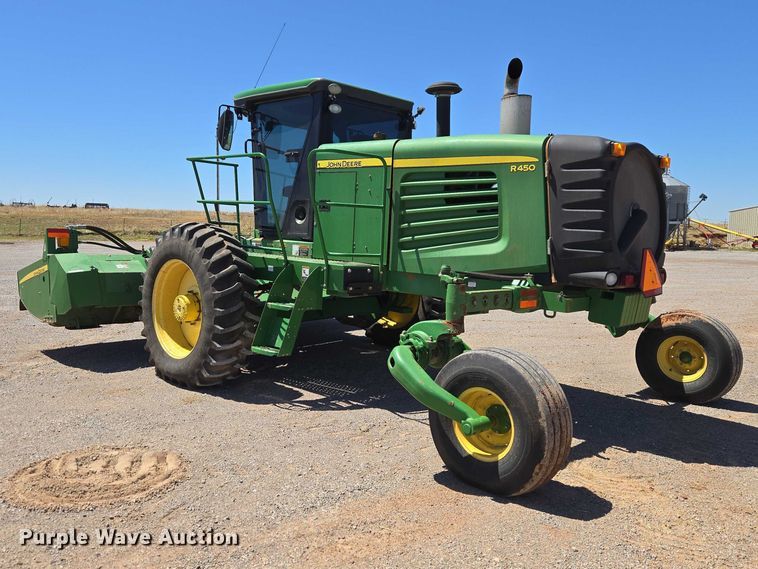 image for item EW0137 2012 John Deere R450 swather / windrower