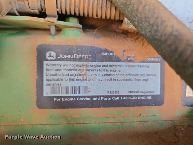 image for item EW0137 2012 John Deere R450 swather / windrower