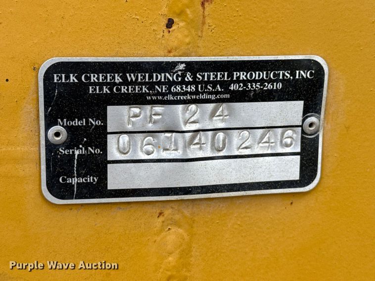 image for item EW4508 Elk Creek Welding & Steel PF24 portable livestock feeder