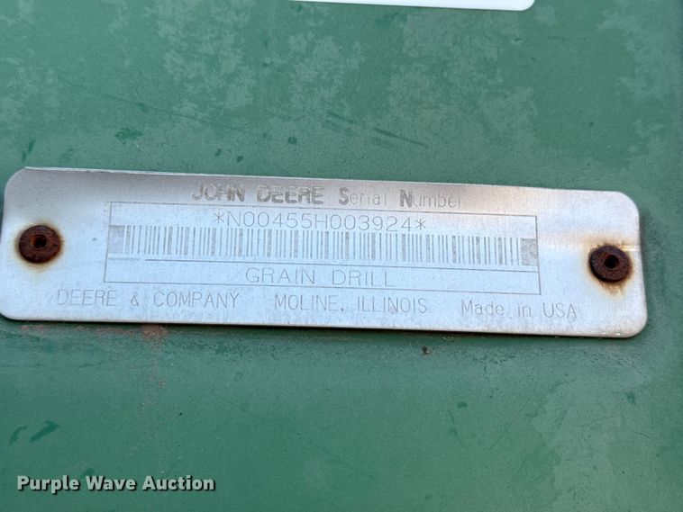 image for item EW4509 John Deere 455 grain drill