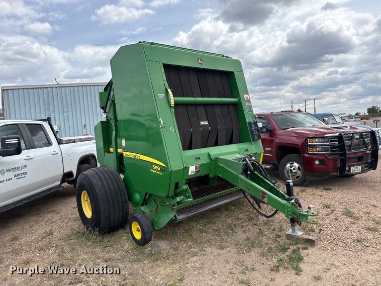 image for item EW4513 2012 John Deere 569  round baler