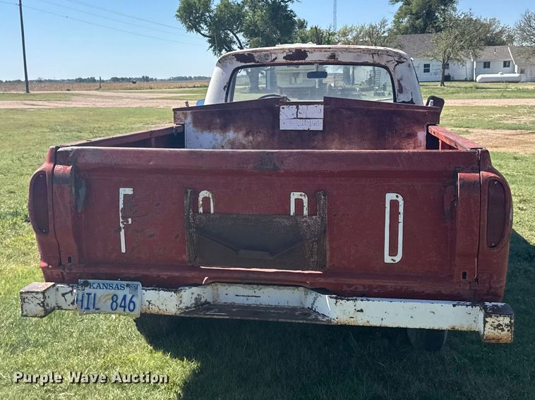 image for item FB7387 1962 Ford F250 pickup truck