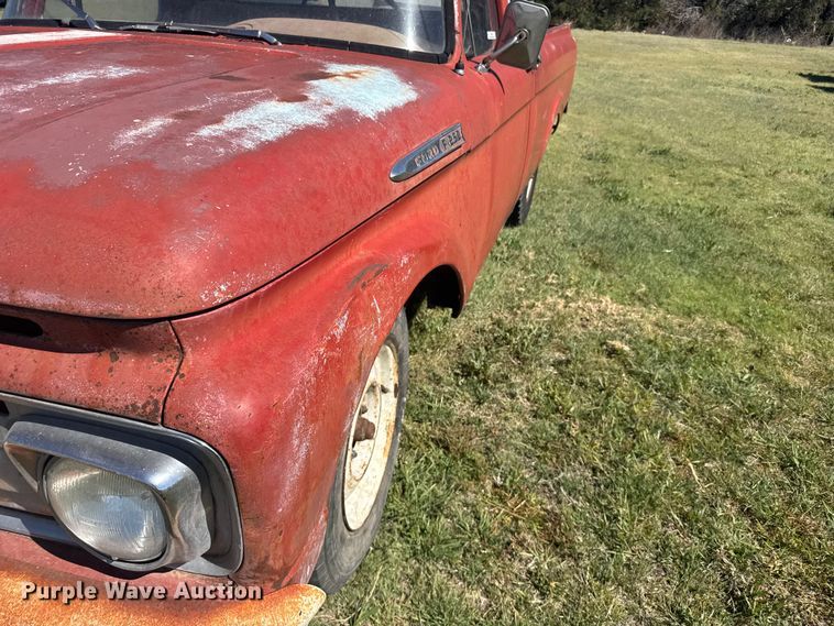 image for item FB7387 1962 Ford F250 pickup truck