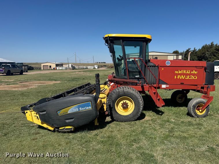 image for item FB7388 2001 New Holland HW320 swather / windrower