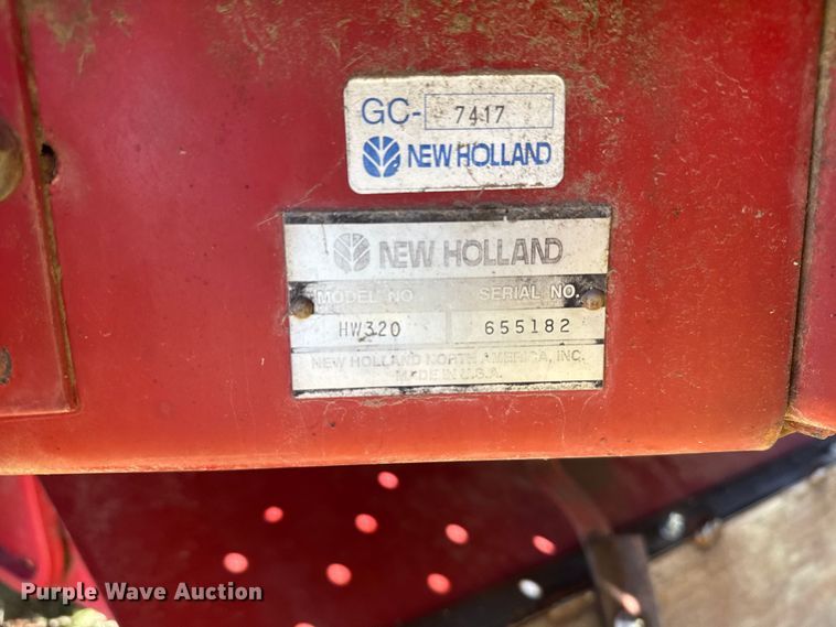 image for item FB7388 2001 New Holland HW320 swather / windrower