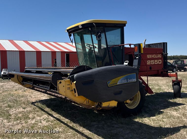 image for item FB7391 1996 Hew Holand 2550 swather / windrower