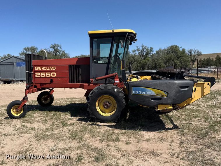 image for item FB7391 1996 Hew Holand 2550 swather / windrower