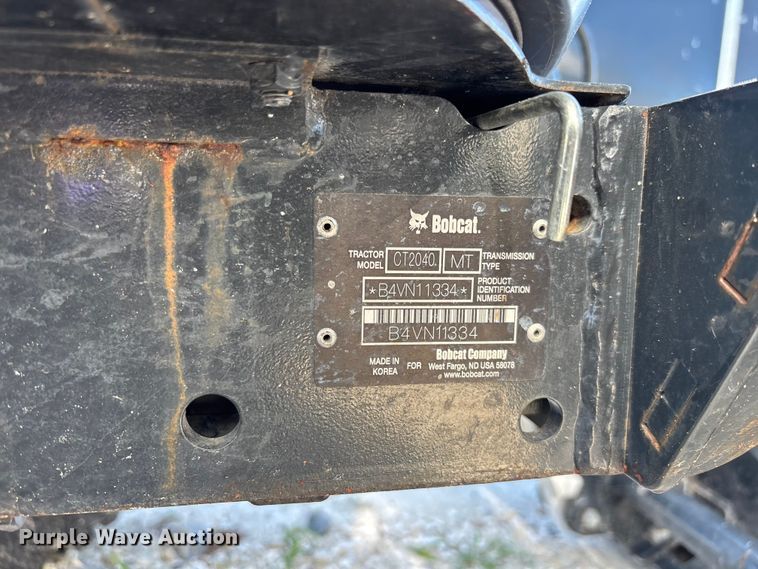 image for item YA3232 2024 Bobcat CT2040 MFWD tractor