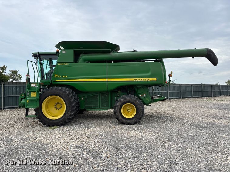 image for item YA3414 2010 John Deere 9770 STS RWA combine