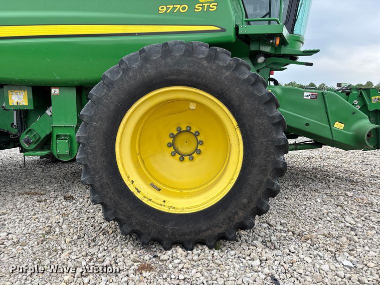 image for item YA3414 2010 John Deere 9770 STS RWA combine