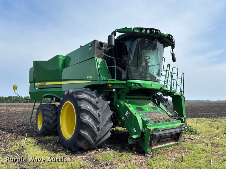 image for item YA3498 2022 John Deere S770S STS RWA combine