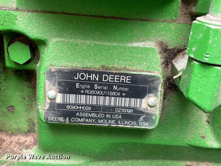 image for item YA3498 2022 John Deere S770S STS RWA combine