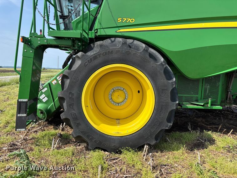 image for item YA3498 2022 John Deere S770S STS RWA combine