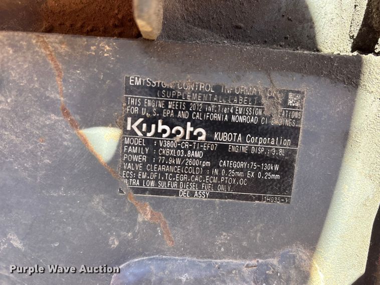image for item YA3505 2012 Kubota M9960D MFWD tractor