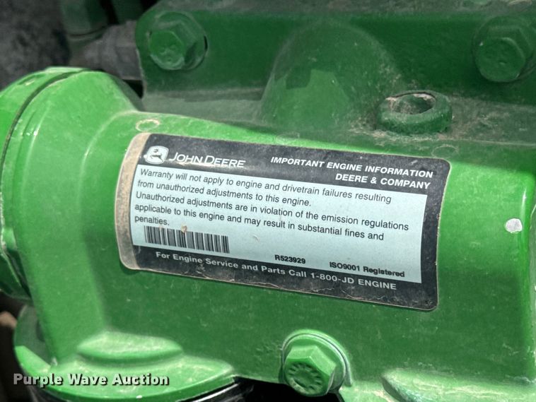 image for item YA3528 2020 John Deere F4365 applicator