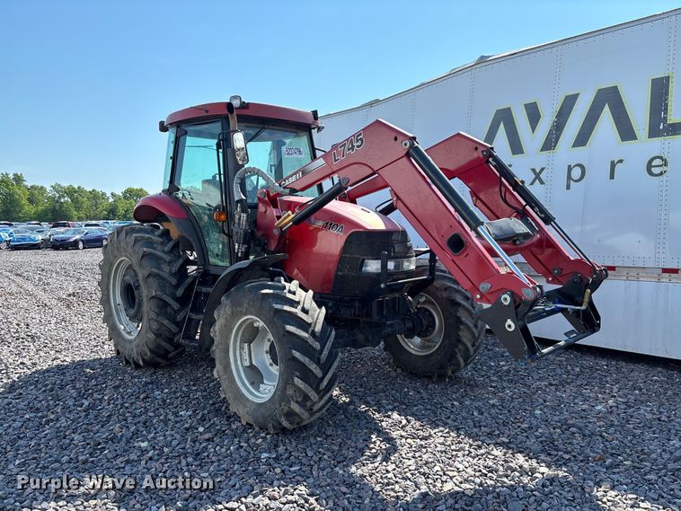 image for item YA3610 2014 Case 110A MFWD tractor