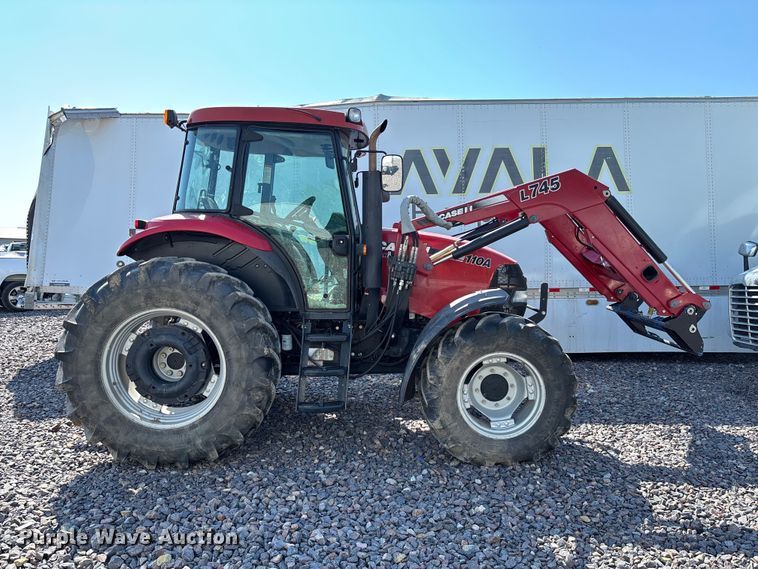 image for item YA3610 2014 Case 110A MFWD tractor