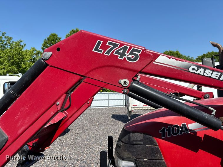 image for item YA3610 2014 Case 110A MFWD tractor