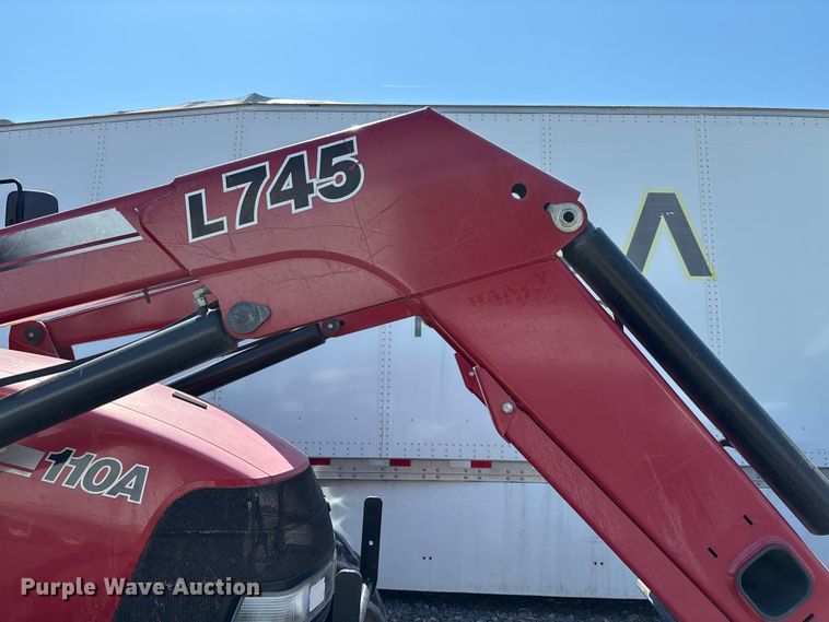 image for item YA3610 2014 Case 110A MFWD tractor