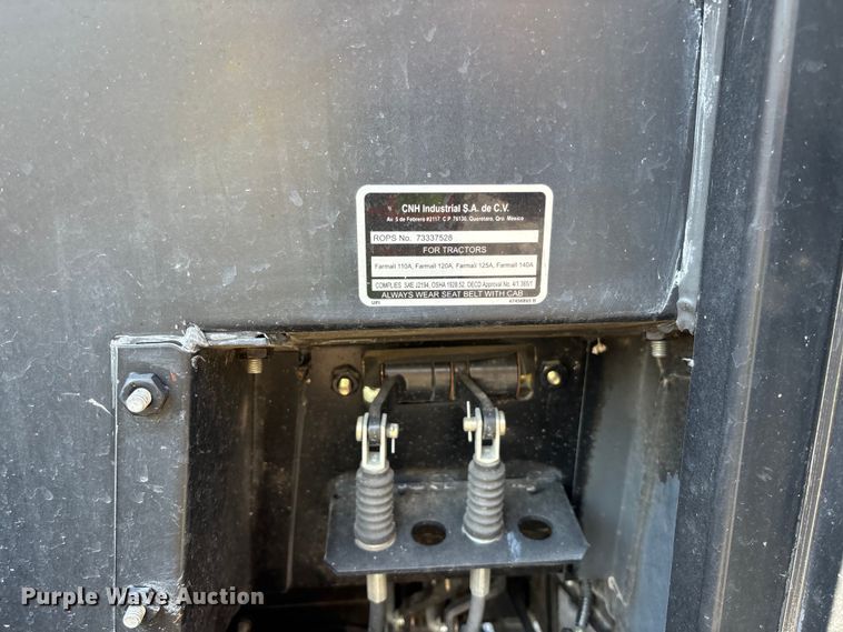 image for item YA3610 2014 Case 110A MFWD tractor