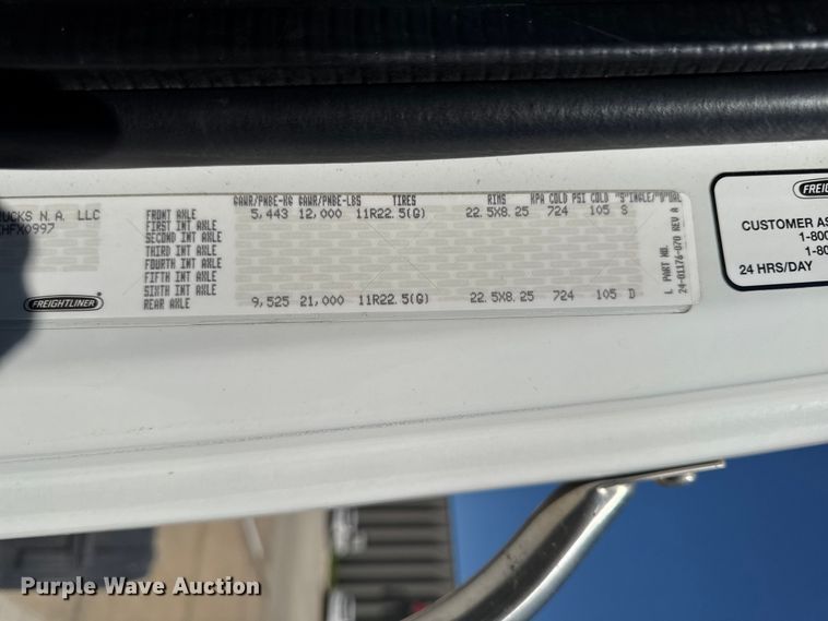 image for item EA2359 2014 Freightliner M2 Business Class semi truck
