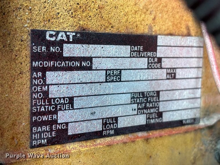 image for item EA7282 1987 Western Star 4800 flatbed truck