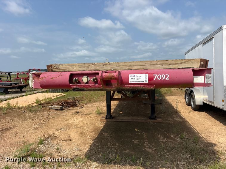 image for item ED5234 1976 Sontan 11PTW-2-7040SL flatbed trailer