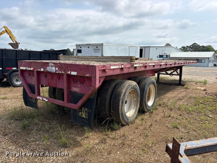 image for item ED5234 1976 Sontan 11PTW-2-7040SL flatbed trailer