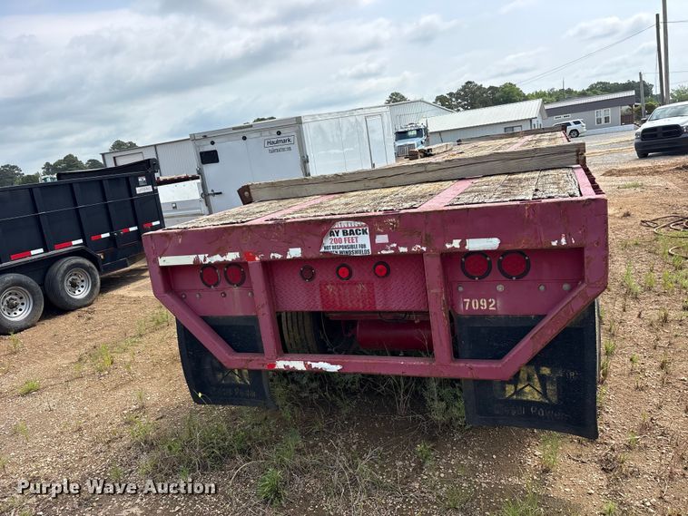 image for item ED5234 1976 Sontan 11PTW-2-7040SL flatbed trailer