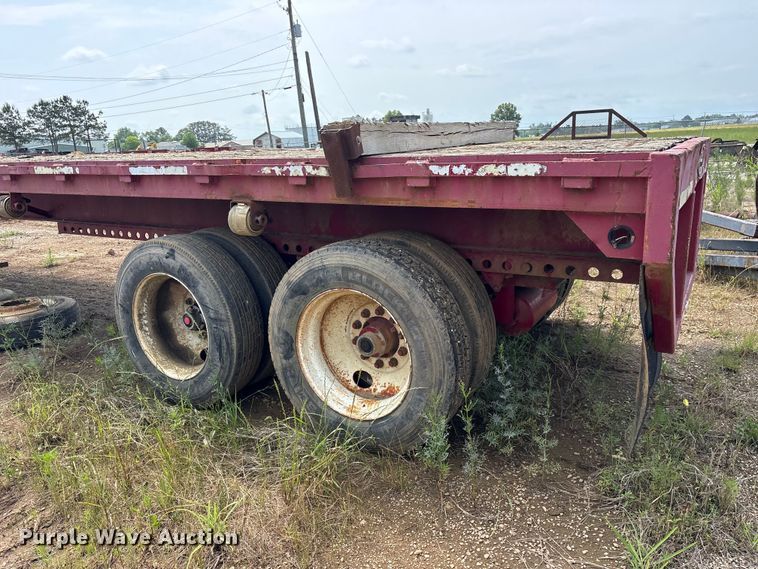 image for item ED5234 1976 Sontan 11PTW-2-7040SL flatbed trailer