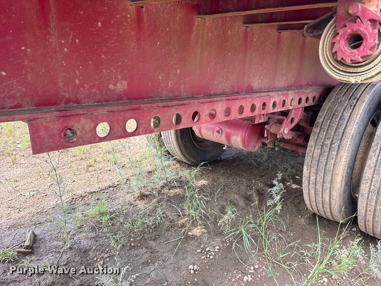 image for item ED5234 1976 Sontan 11PTW-2-7040SL flatbed trailer