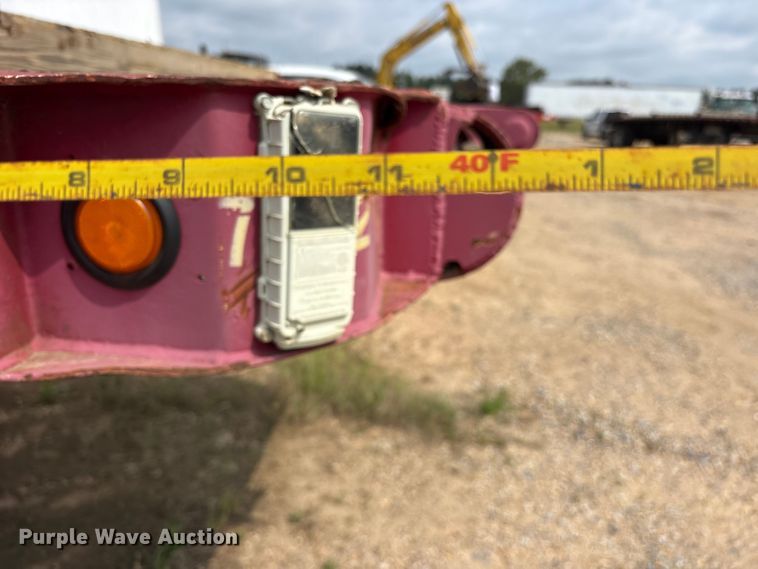 image for item ED5234 1976 Sontan 11PTW-2-7040SL flatbed trailer