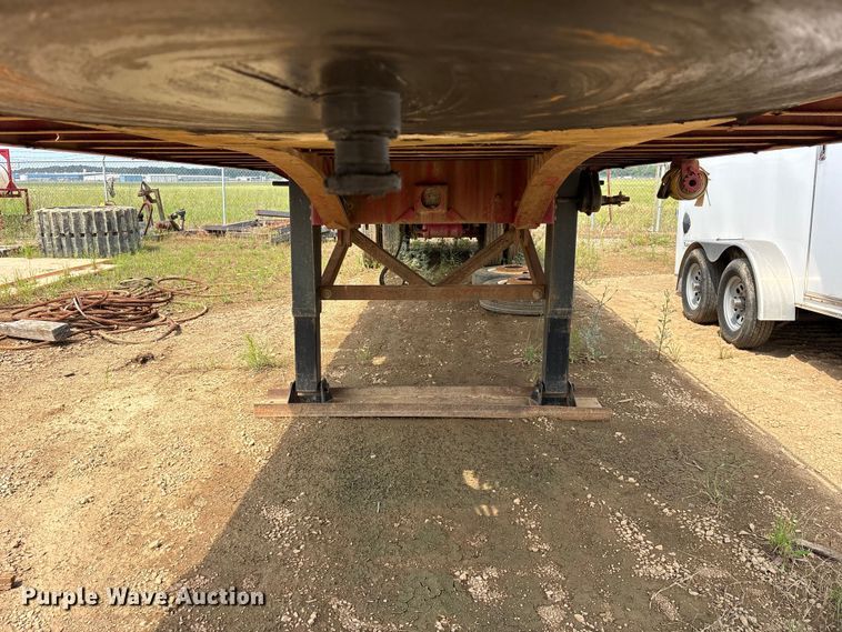 image for item ED5234 1976 Sontan 11PTW-2-7040SL flatbed trailer